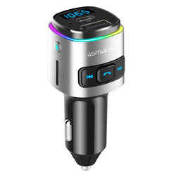 4smarts Media&Assist2 Bluetooth FM Transmitter mit USB-C PD Schnellladen und Freisprechfunktion