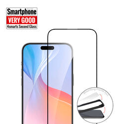 4smarts Second Glass 9H Panzerglas mit Montagerahmen für Apple iPhone 16