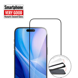 4smarts Second Glass Panzerglas mit Montagerahmen für Apple iPhone 16 Pro Max