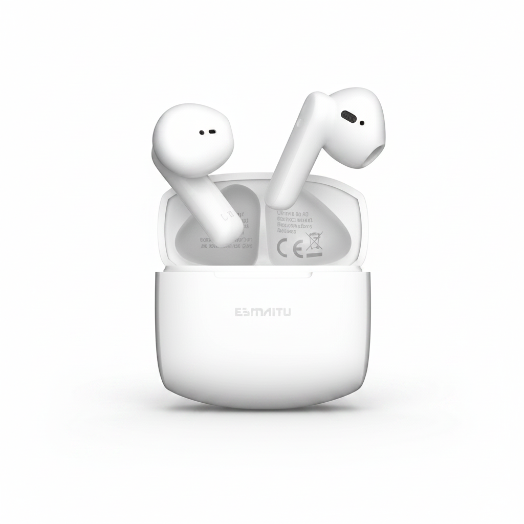 4smarts SkyBuds Air Bluetooth In-Ear Kopfhörer in Weiß mit Ladecase