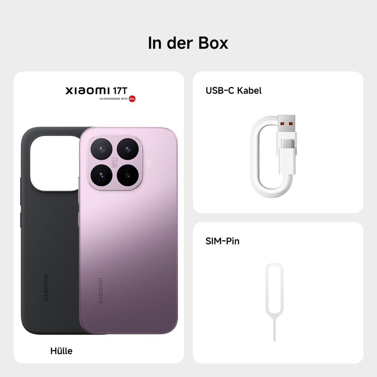 XIAOMI 17T 12+256G Violet Bundle Redmi Pad 2 9.7 4+64GB Gray