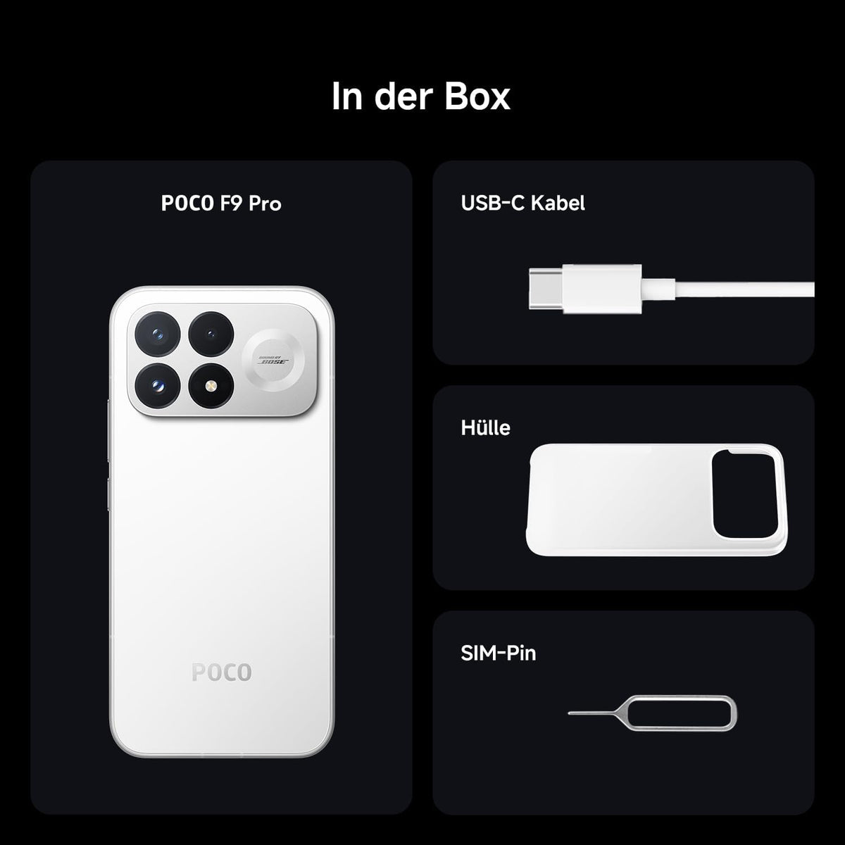 Poco F9 Pro, Smartphone 12+512 GB, Black, 6330mAh Akku, 100W Laden
