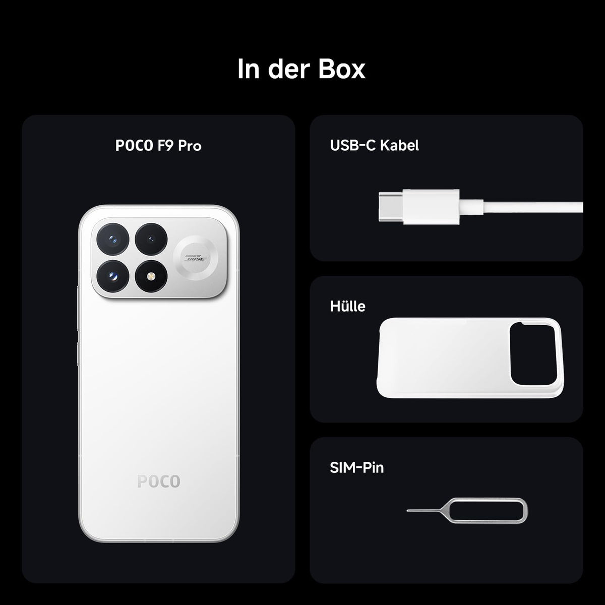 Poco F9 Pro, Smartphone 12+512 GB, Black, 6330mAh Akku, 100W Laden