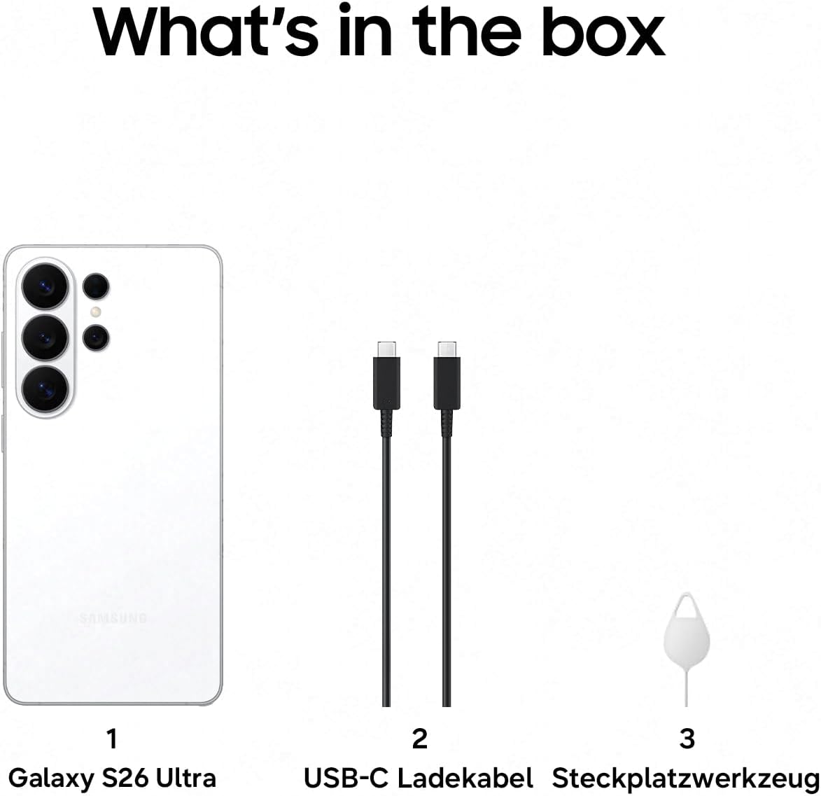 Samsung Galaxy S26 Ultra – 6,9 Zoll Smartphone mit 200 MP Kamera