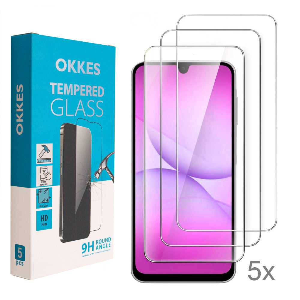 5er Set okkes Panzerglas für Samsung Galaxy A37 5G