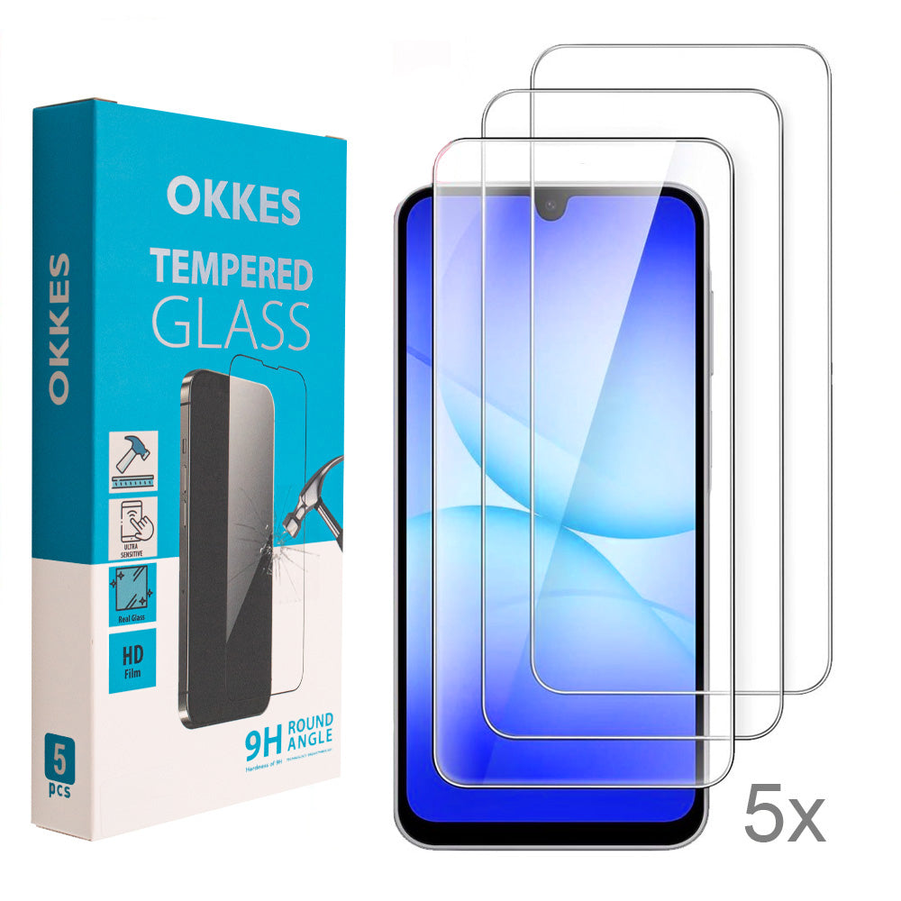 5er Set okkes Panzerglas für Samsung Galaxy A57 5G