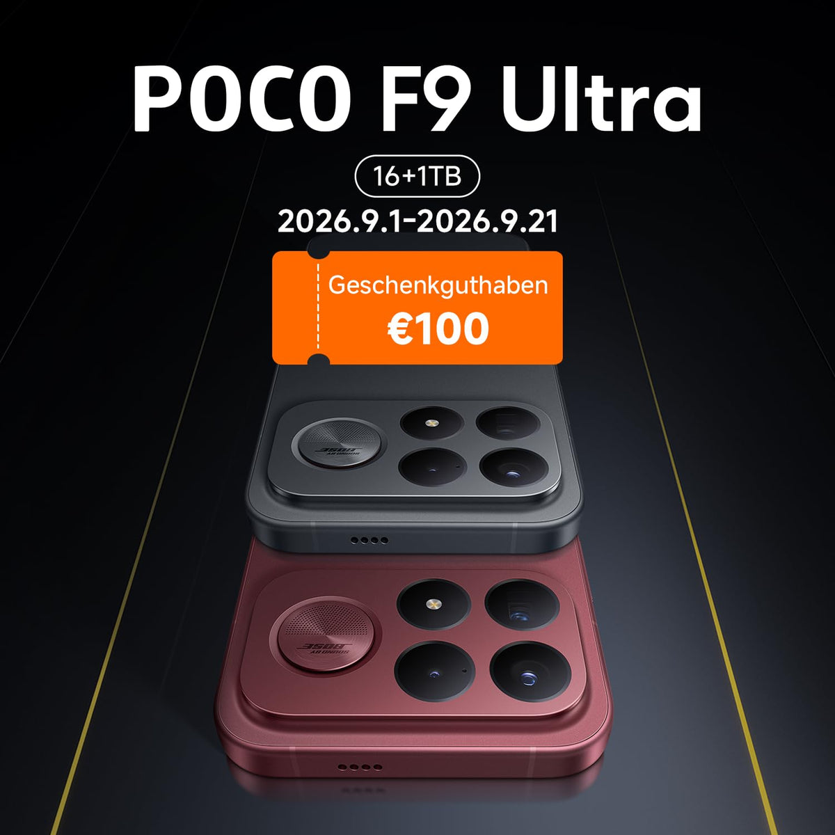 Poco F9 Pro, Smartphone 12+512 GB, Black, 6330mAh Akku, 100W Laden