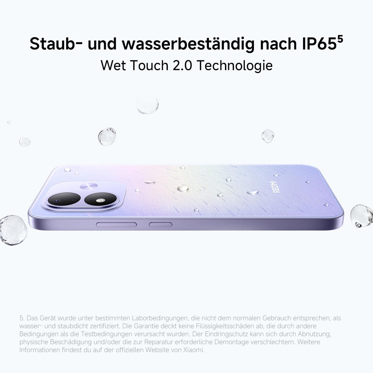 XIAOMI REDMI Note 17 Pro 5G, Smartphone 6+256 GB, Purple, 8340 mAh Akku