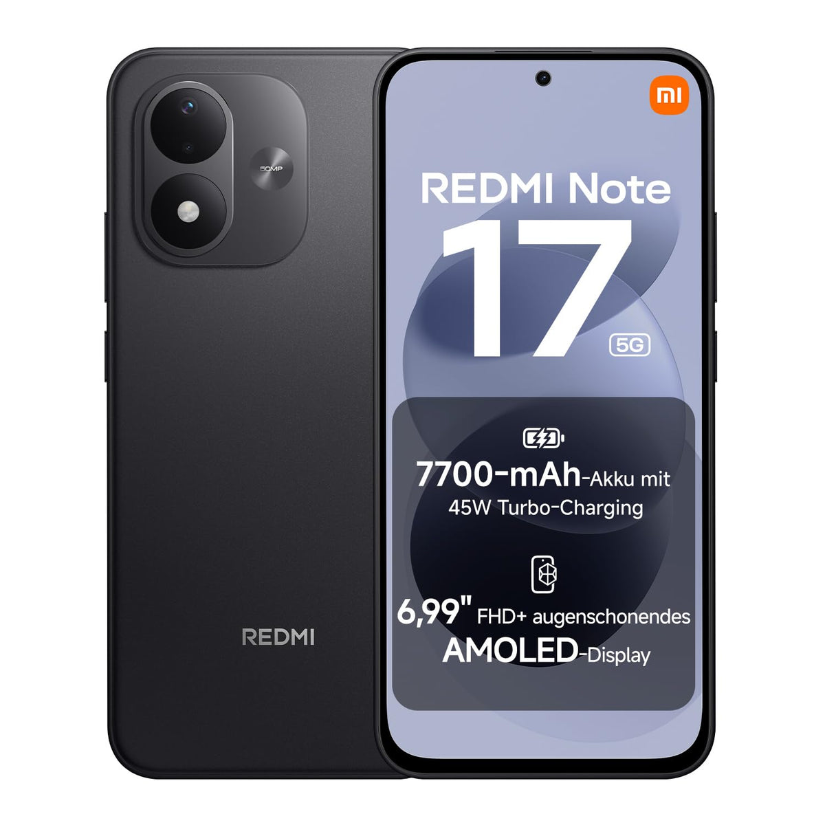 XIAOMI REDMI Note 17 Pro 5G, Smartphone 6+256 GB, Purple, 8340 mAh Akku