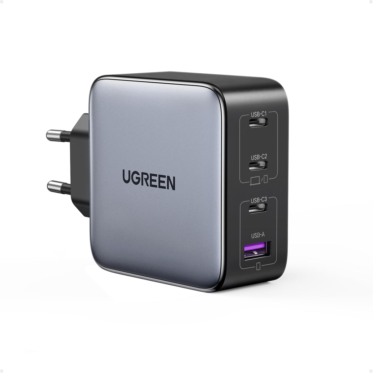 UGREEN Nexode 100W USB C Ladegerät, 4 Ports, GaN Netzteil, Laptop Charger