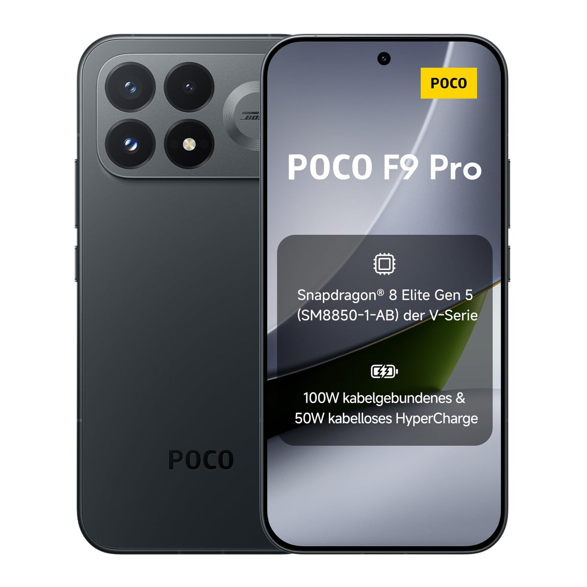 Poco F9 Pro, Smartphone 12+512 GB, Black, 6330mAh Akku, 100W Laden