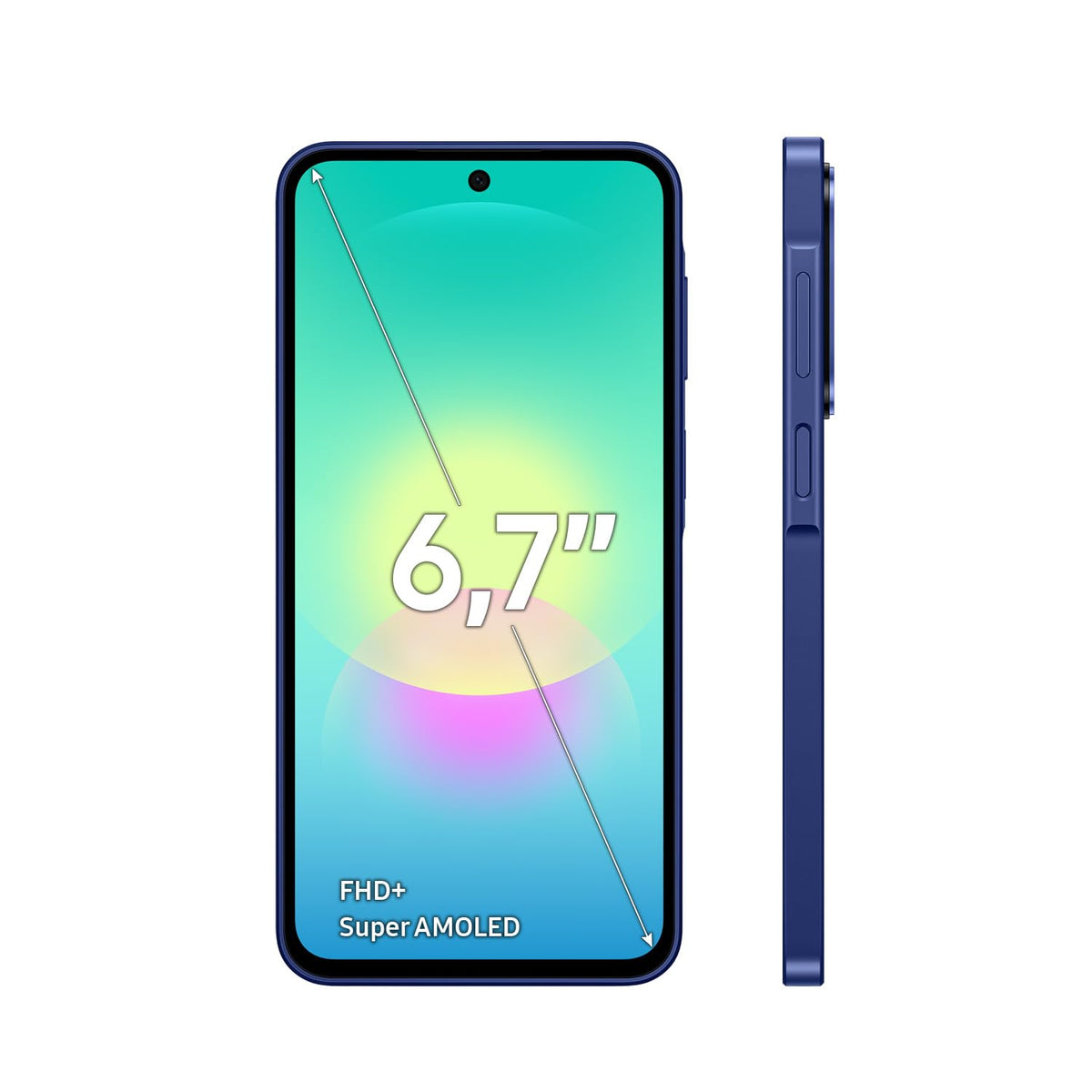Samsung Galaxy A27 5G Smartphone mit KI-Funktionen, Handy, Blue, 128 GB