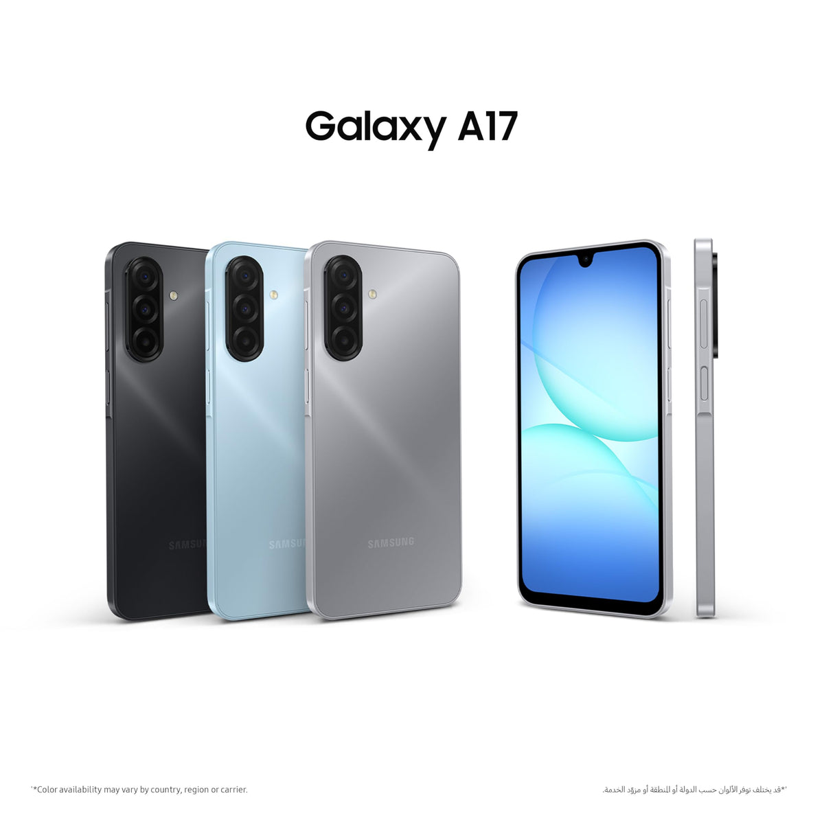 Samsung Galaxy A17 LTE, Dual-SIM, 128GB erweiterbar auf 2TB, Smartphone, Android 14, 4GB RAM, Exynos, 6,7-Zoll AMOLED, 1080x2220, 90Hz (Schwarz)