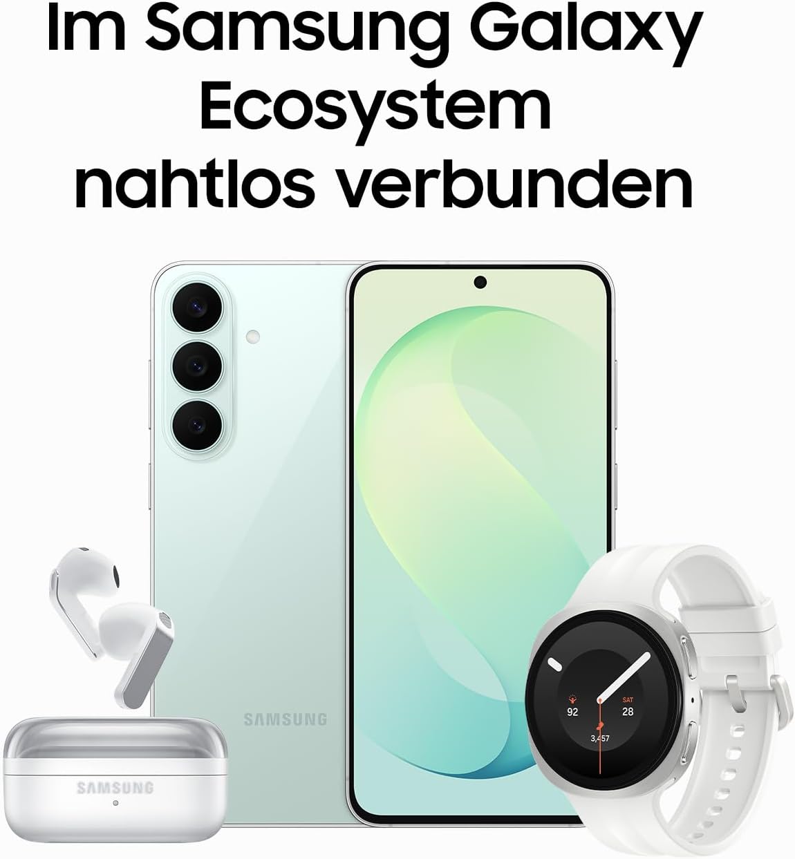 Samsung Galaxy S26 FE AI Smartphone mit Galaxy AI, Pistachio, 128 GB