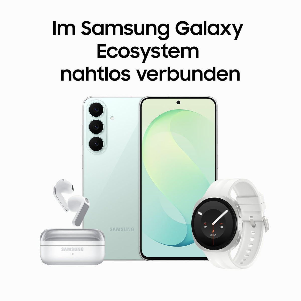 Samsung Galaxy S26 FE AI Smartphone mit Galaxy AI, Pistachio, 128 GB