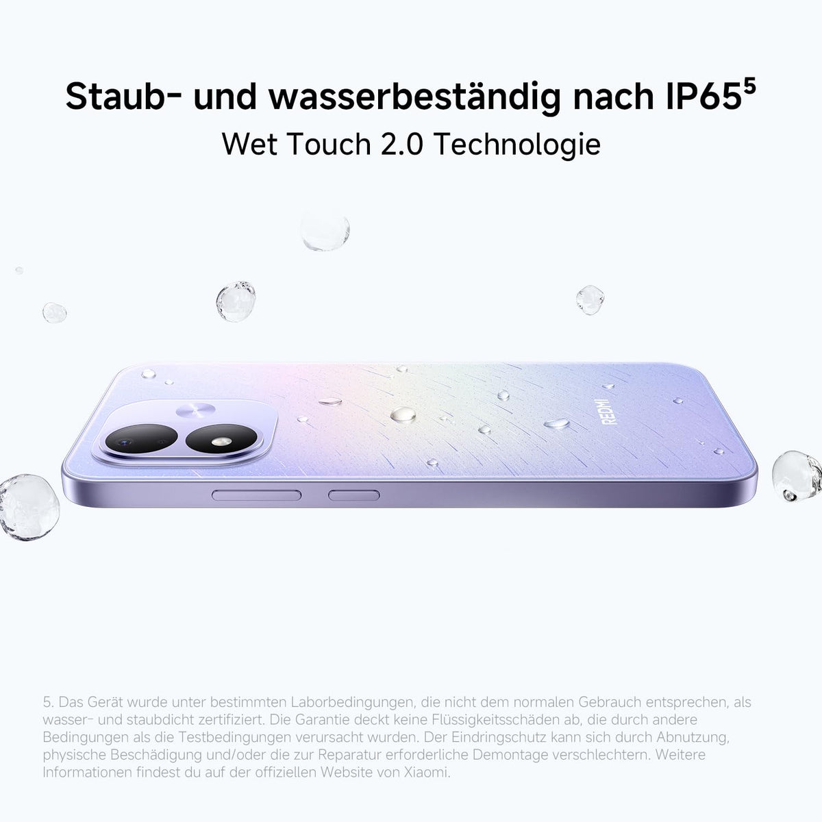 XIAOMI REDMI Note 17 Pro 5G, Smartphone 6+256 GB, Purple, 8340 mAh Akku