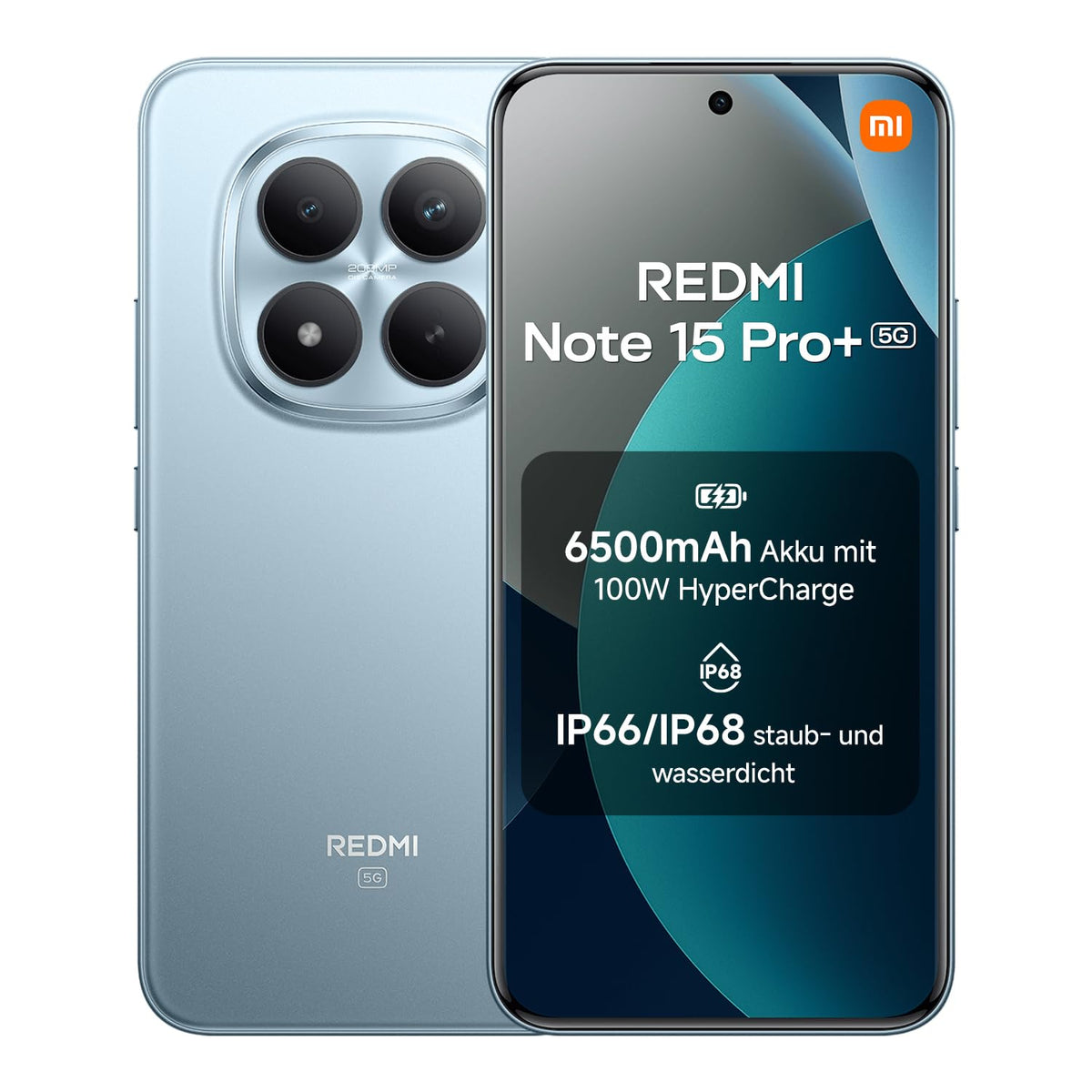 XIAOMI REDMI Note 15 Pro 5G Smartphone 8+256GB 6580mAh 200MP Kamera Schwarz