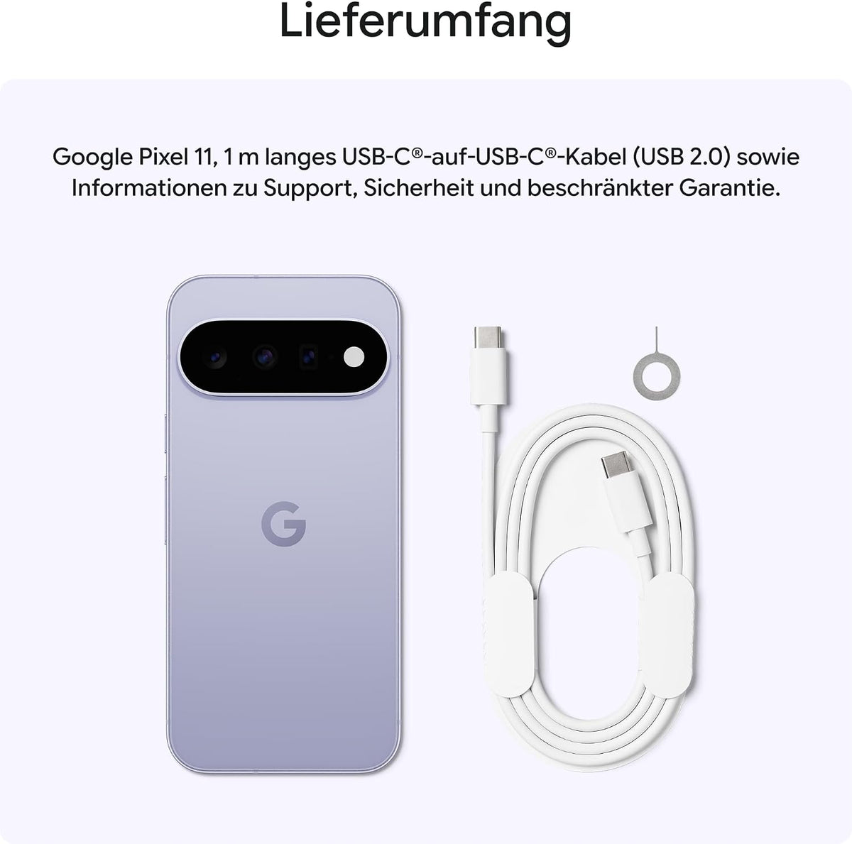 Google Pixel 11 - Smartphone ohne SIM-Lock - Hibiscus, 256GB