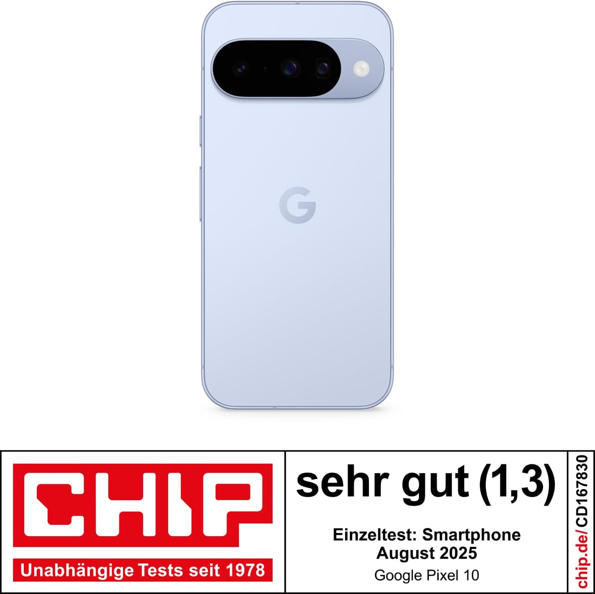 Google Pixel 10 – Android-Smartphone ohne SIM-Lock, mit Gemini, innovativer Dreifach-Rückkamera, mehr als 24 Stunden Akkulaufzeit und 6,3 Zoll großem Actua-Display – Obsidian, 128GB