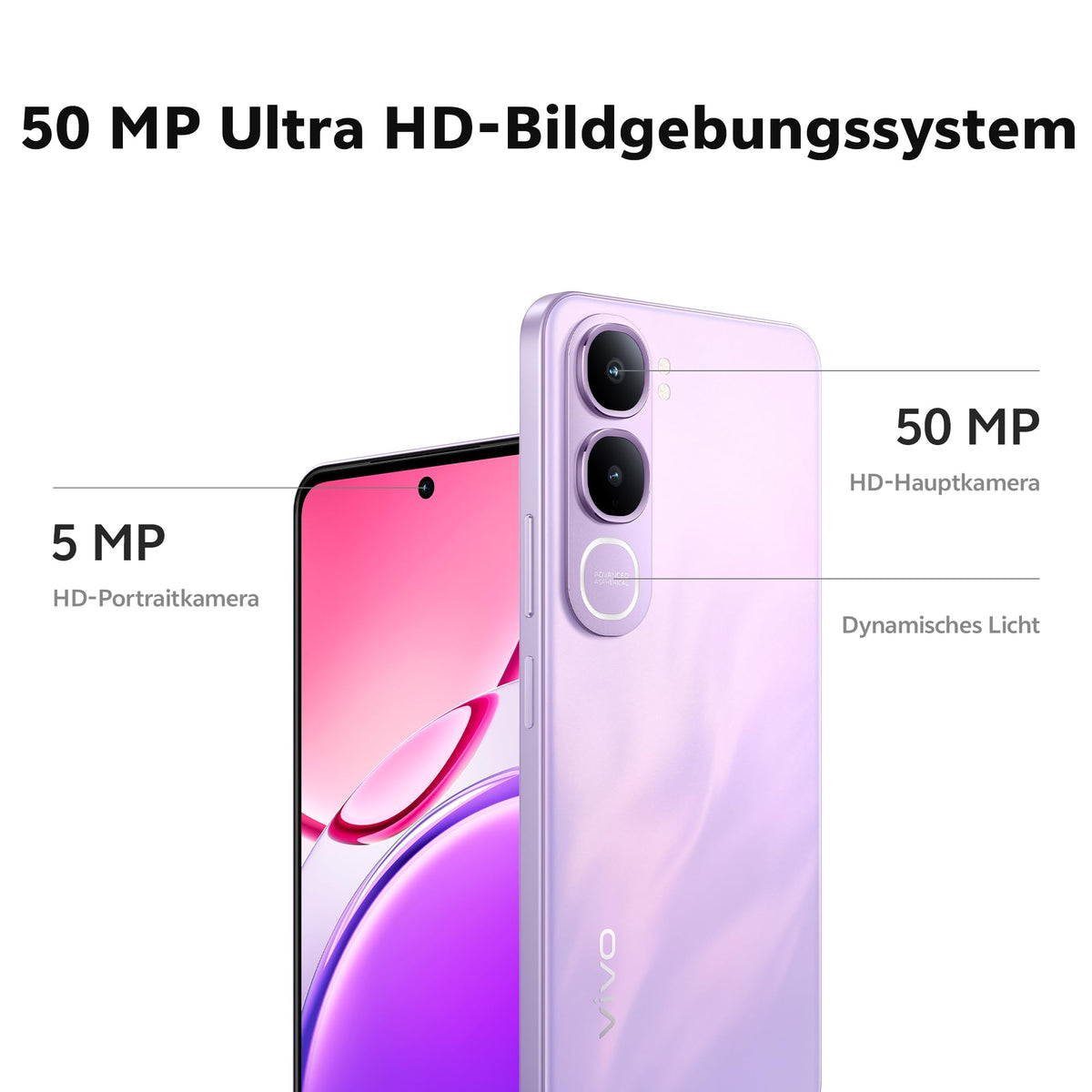 vivo Y21e Smartphone|4GB + 256 GB|50 MP Kamera|5.200 mAh|44W FlashCharge