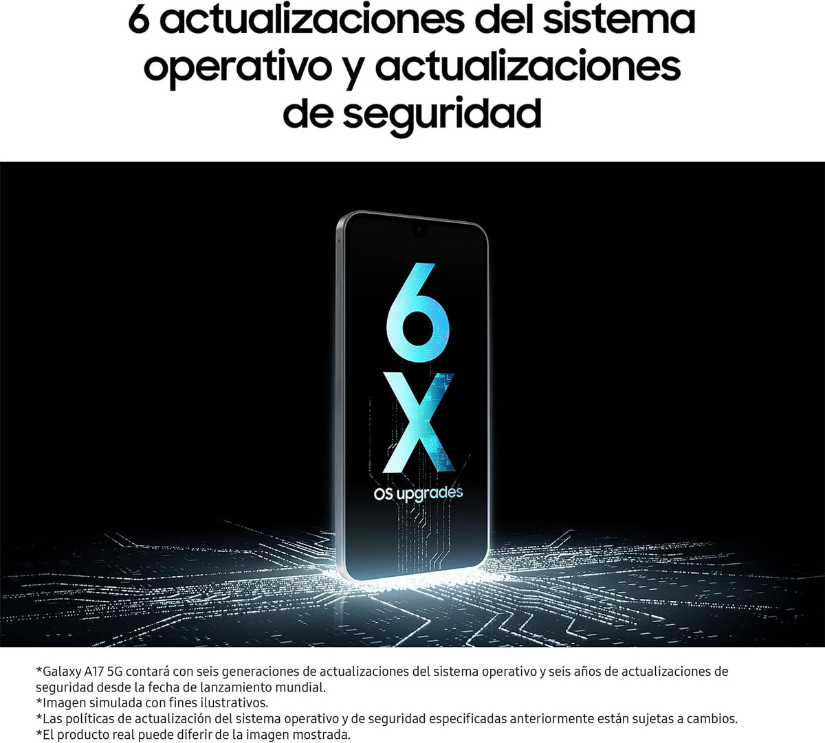 Samsung Galaxy A17 5G in Schwarz – Produktansicht 8