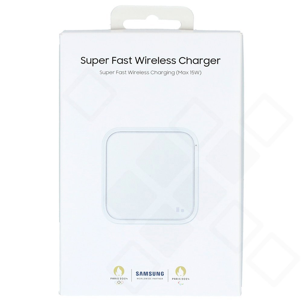 Samsung EP-P2400T Wireless Charger Pad + Fast Charger 15W - weiß
