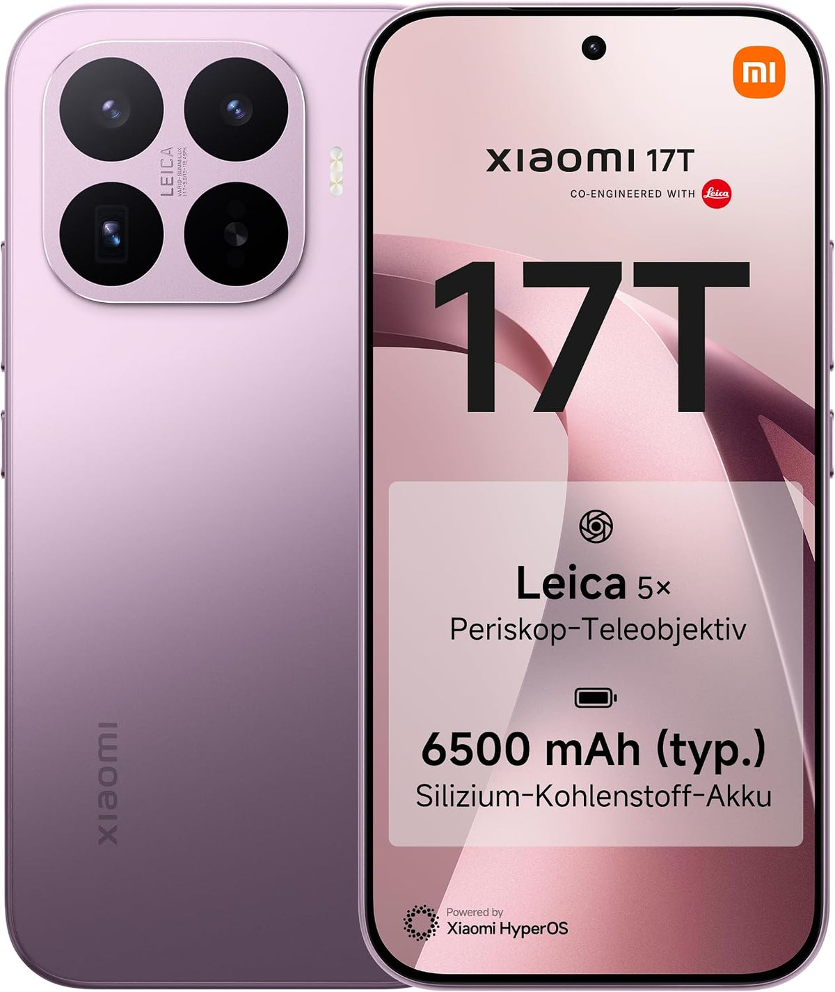 XIAOMI 17T 12+256G Violet Bundle Redmi Pad 2 9.7 4+64GB Gray