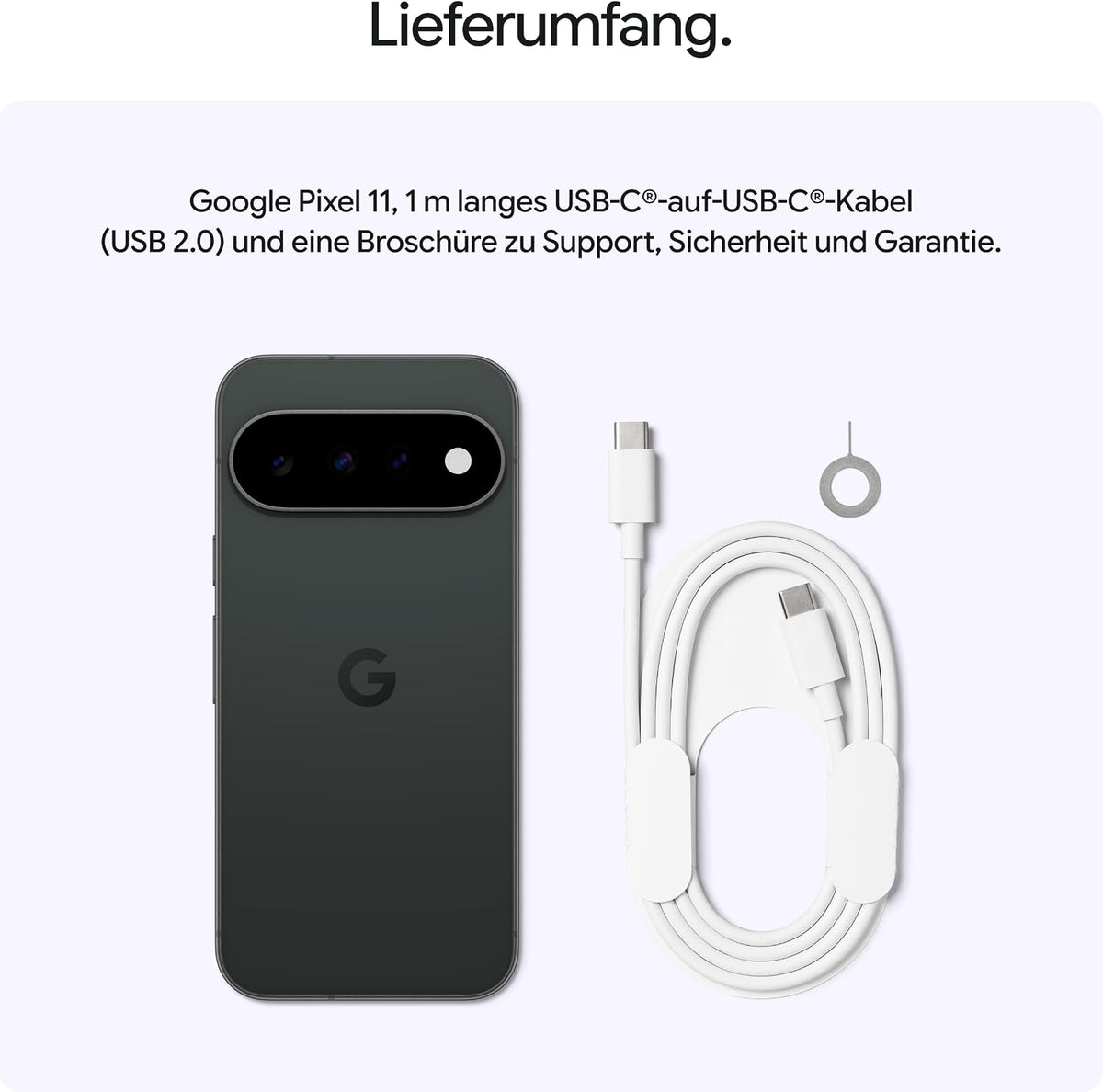 Google Pixel 11 - Smartphone ohne SIM-Lock - Hibiscus, 256GB