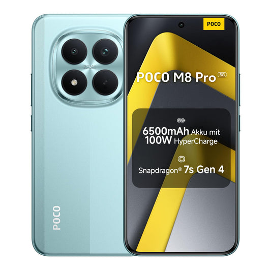 XIAOMI Poco M8 5G Smartphone, 8+256GB, 50MP Kamera, Schwarz