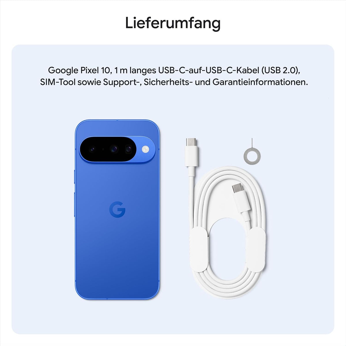 Google Pixel 10 – Android-Smartphone ohne SIM-Lock, mit Gemini, innovativer Dreifach-Rückkamera, mehr als 24 Stunden Akkulaufzeit und 6,3 Zoll großem Actua-Display – Obsidian, 128GB