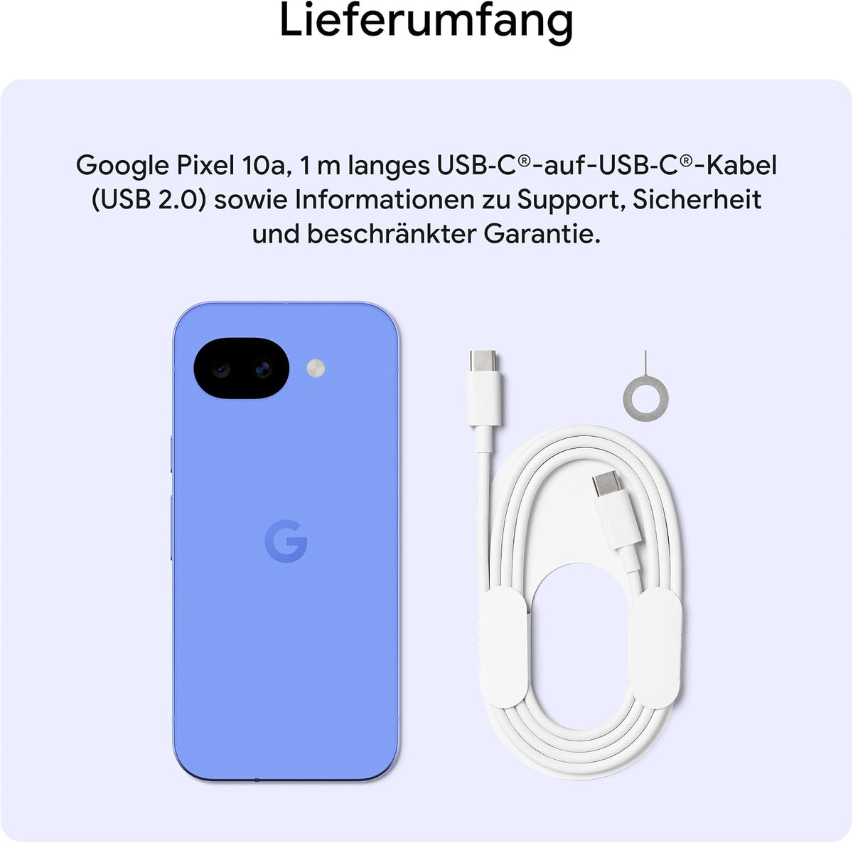 Google Pixel 10a 128GB Berry + Buds 2a - Hazel
