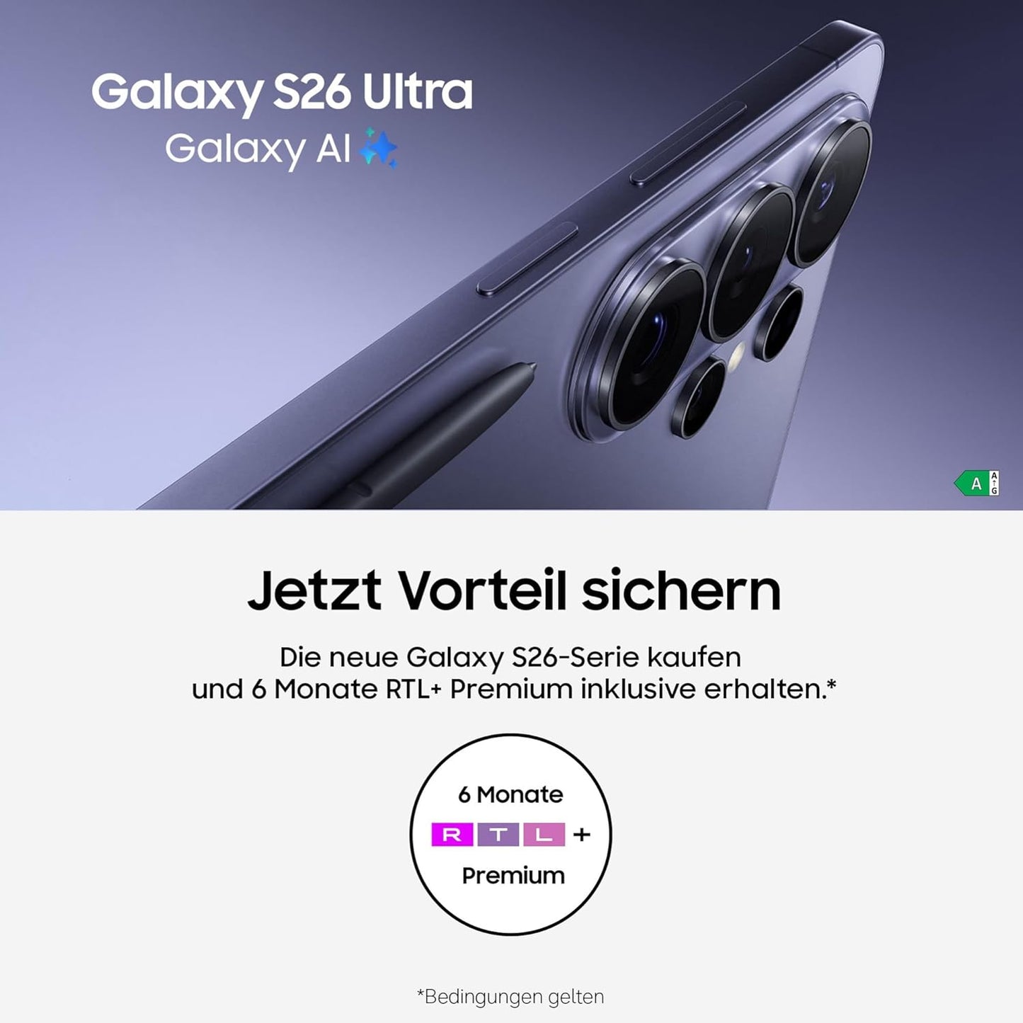 Samsung Galaxy S26 Ultra – 6,9 Zoll Smartphone mit 200 MP Kamera