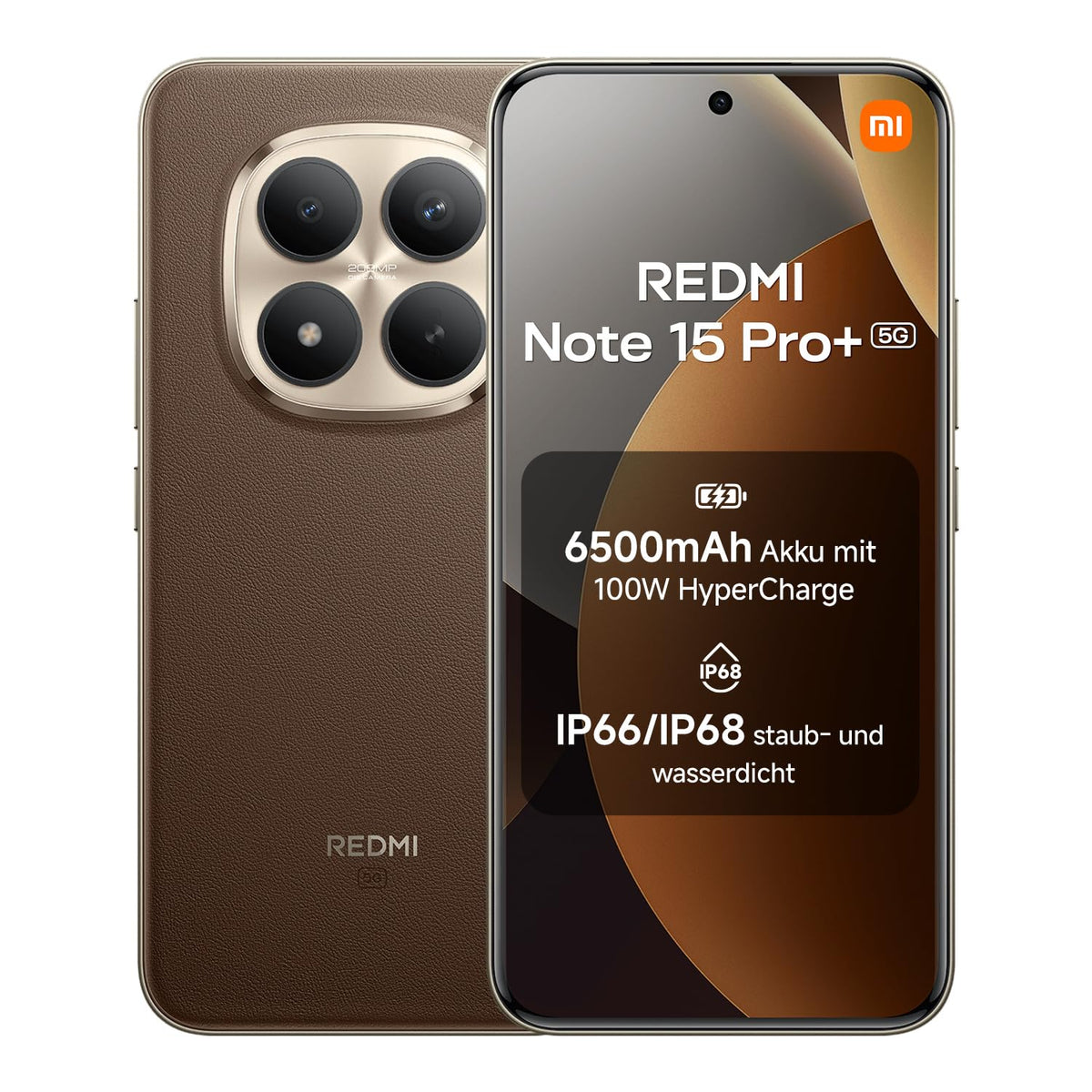 XIAOMI REDMI Note 15 Pro 5G Smartphone 8+256GB 6580mAh 200MP Kamera Schwarz