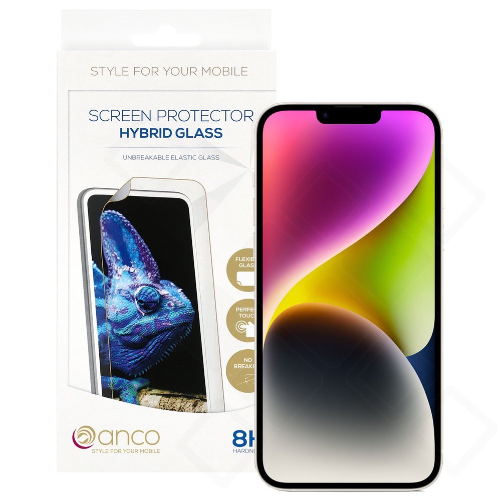 iPhone 14 Plus Panzerglas – anco Hybrid Glass | Flexibel & Bruchsicher