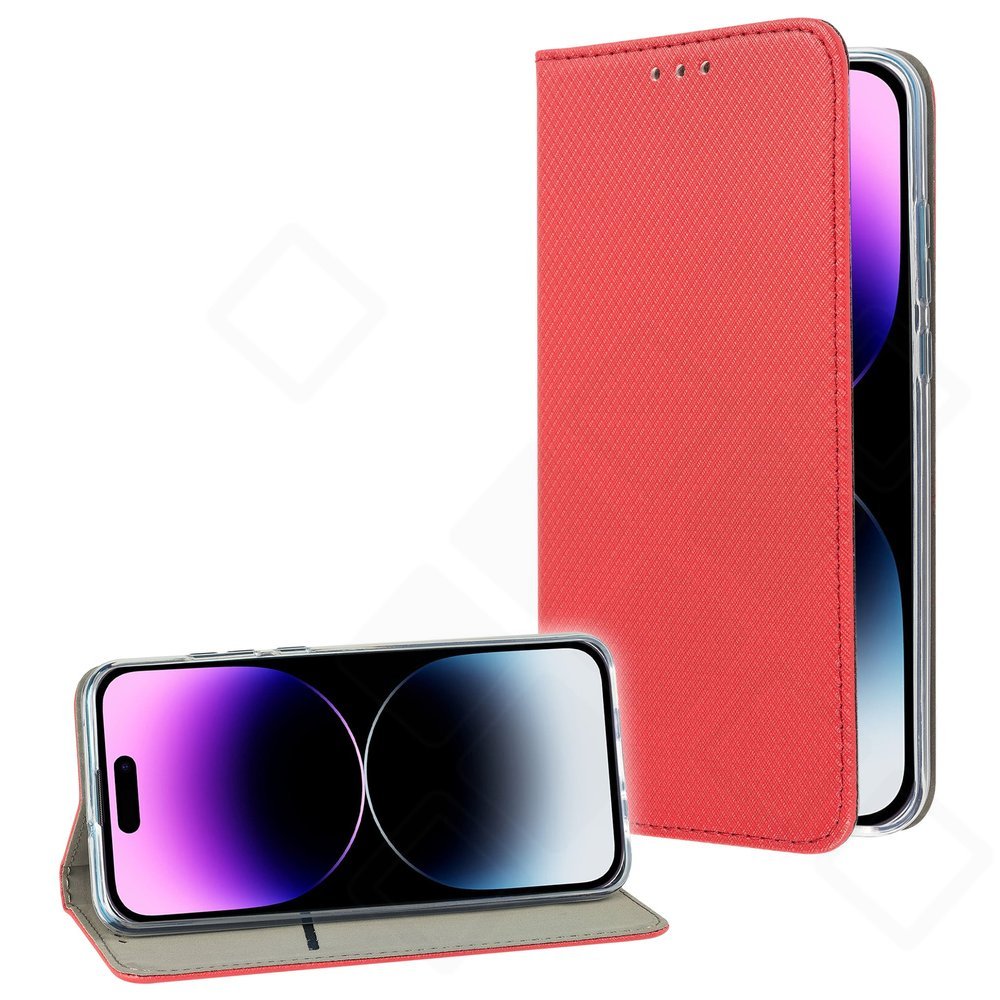 anco Basic Bookcase Magnetic für Apple iPhone 14 – PU Leder | Kartenfach & Magnet