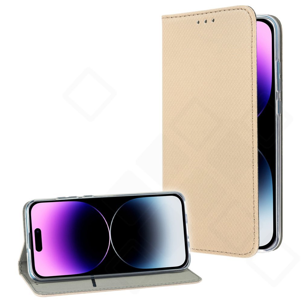 anco Basic Bookcase Magnetic für Apple iPhone 14 – PU Leder | Kartenfach & Magnet