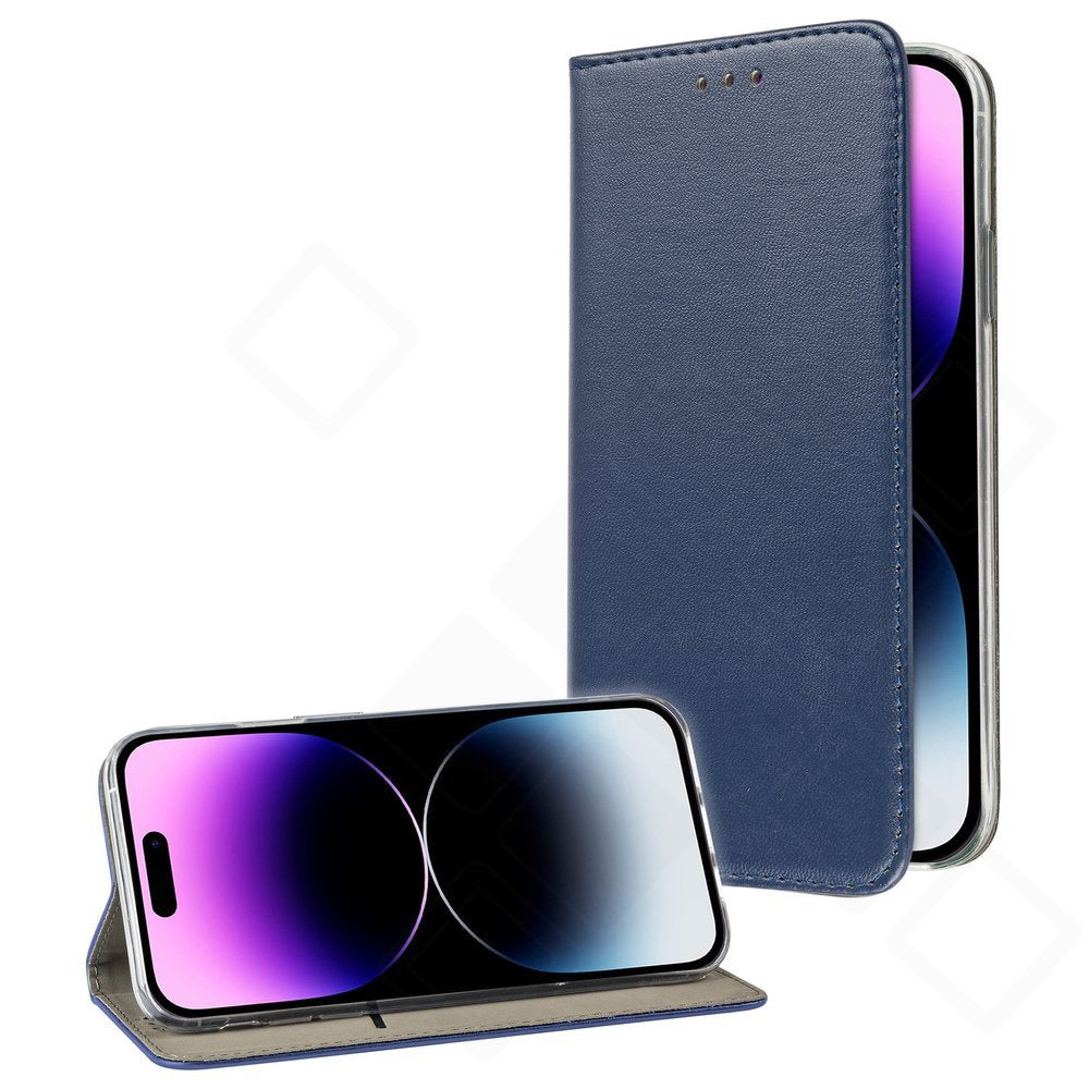 anco Basic Bookcase Magnetic für Apple iPhone 14 – PU Leder | Kartenfach & Magnet