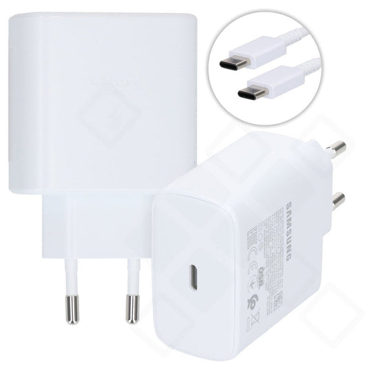 Samsung 45W Schnellladegerät EP-TA845XBEGWW mit USB-C Kabel
