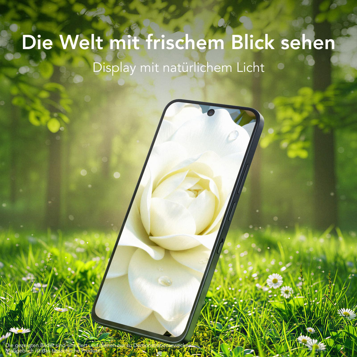 TCL NXTPAPER 70 Pro 5G Android Smartphone mit 6,9 Zoll Natürlichem Licht Display,NXTPAPER 4.0,120Hz FHD+,50MP 1.0um OIS Kamera, MuseFilm, 8GB RAM+256GB ROM, Bequemes Lesen, AI-Produktivität