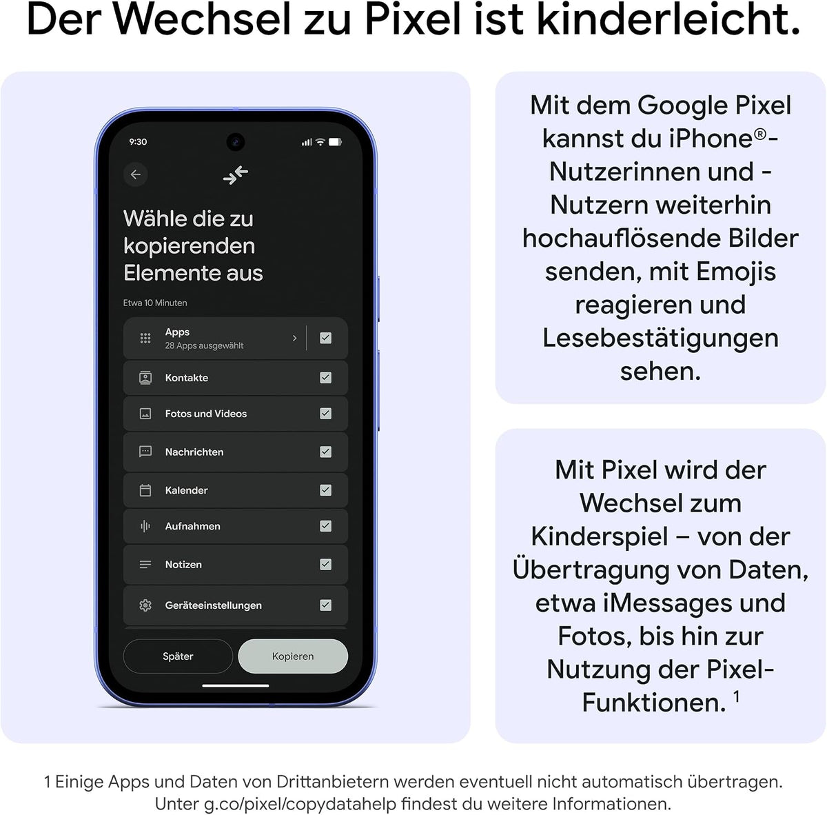 Google Pixel 10a 128GB Berry + Buds 2a - Hazel