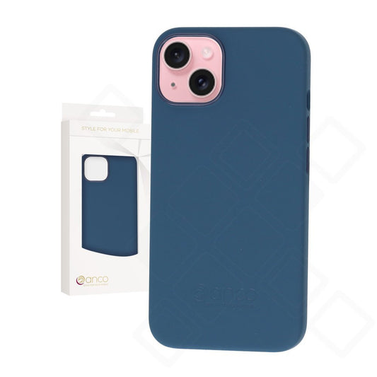 anco Liquid Silicone Case für iPhone 15 – Blau