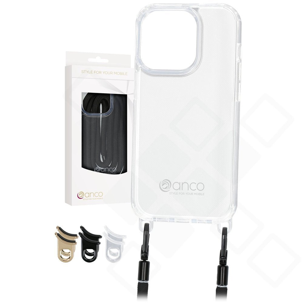 anco Lanyard Protect Case für Apple iPhone 14 Pro – TPU Hülle mit Band