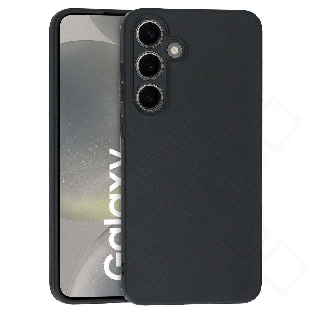 anco Dark Case Galaxy S24+ – Matte Schwarze TPU Hülle rutschfest