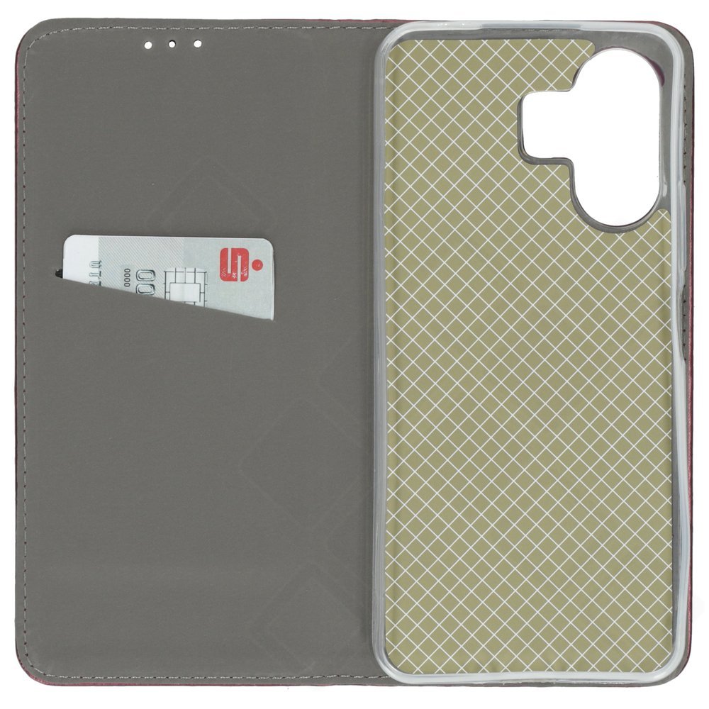 Bookcase Basic Magnetic für Xiaomi Redmi 13C – PU Leder Hülle mit Kartenfach