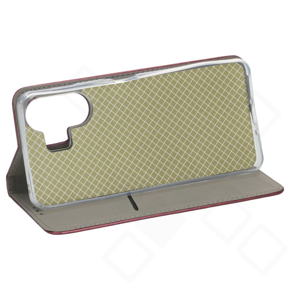 Bookcase Basic Magnetic für Xiaomi Redmi 13C – PU Leder Hülle mit Kartenfach