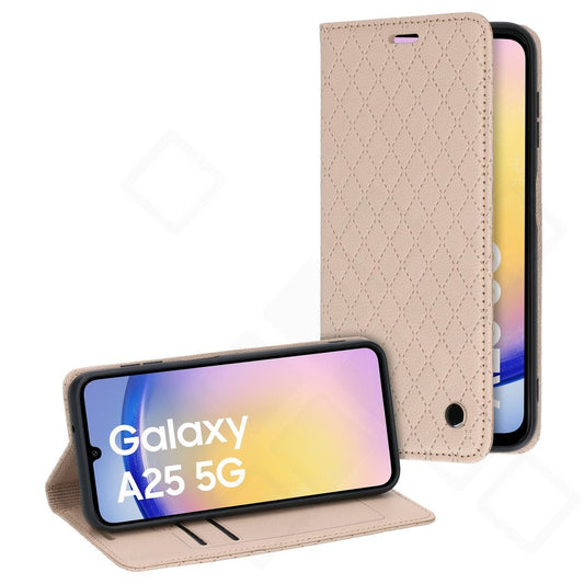 anco Bookcase Style Magnetic Samsung Galaxy A25 5G – PU Leder Hülle mit Kartenfach