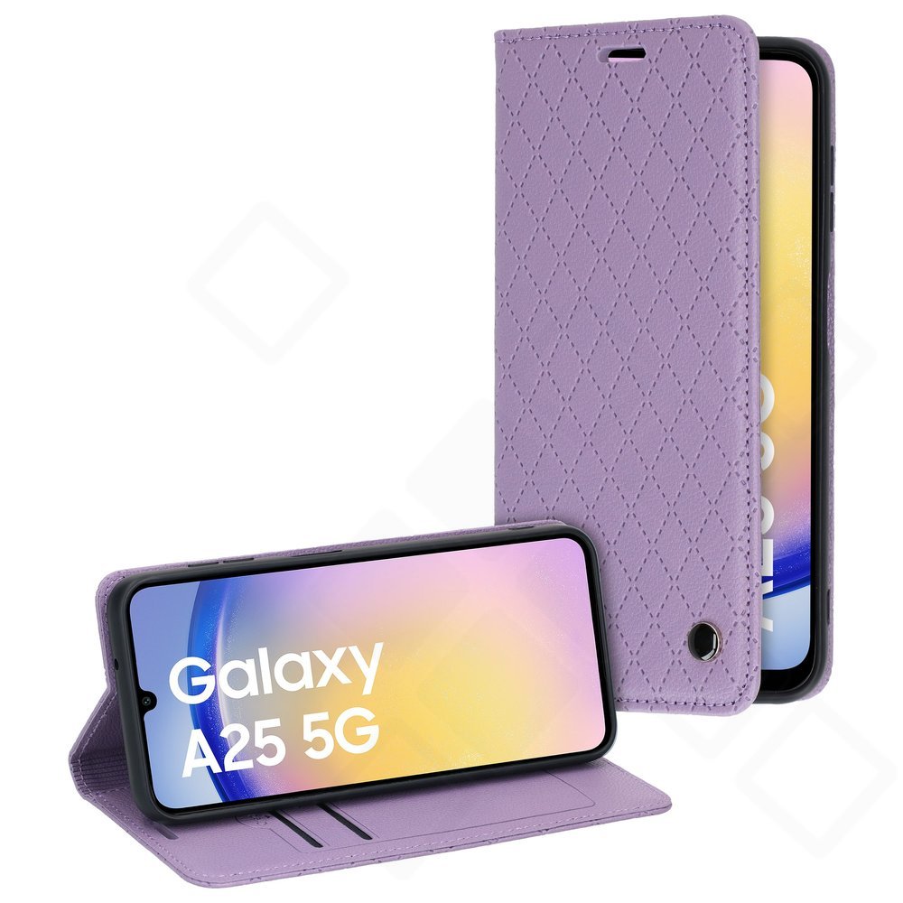 anco Bookcase Style Magnetic Samsung Galaxy A25 5G – PU Leder Hülle mit Kartenfach