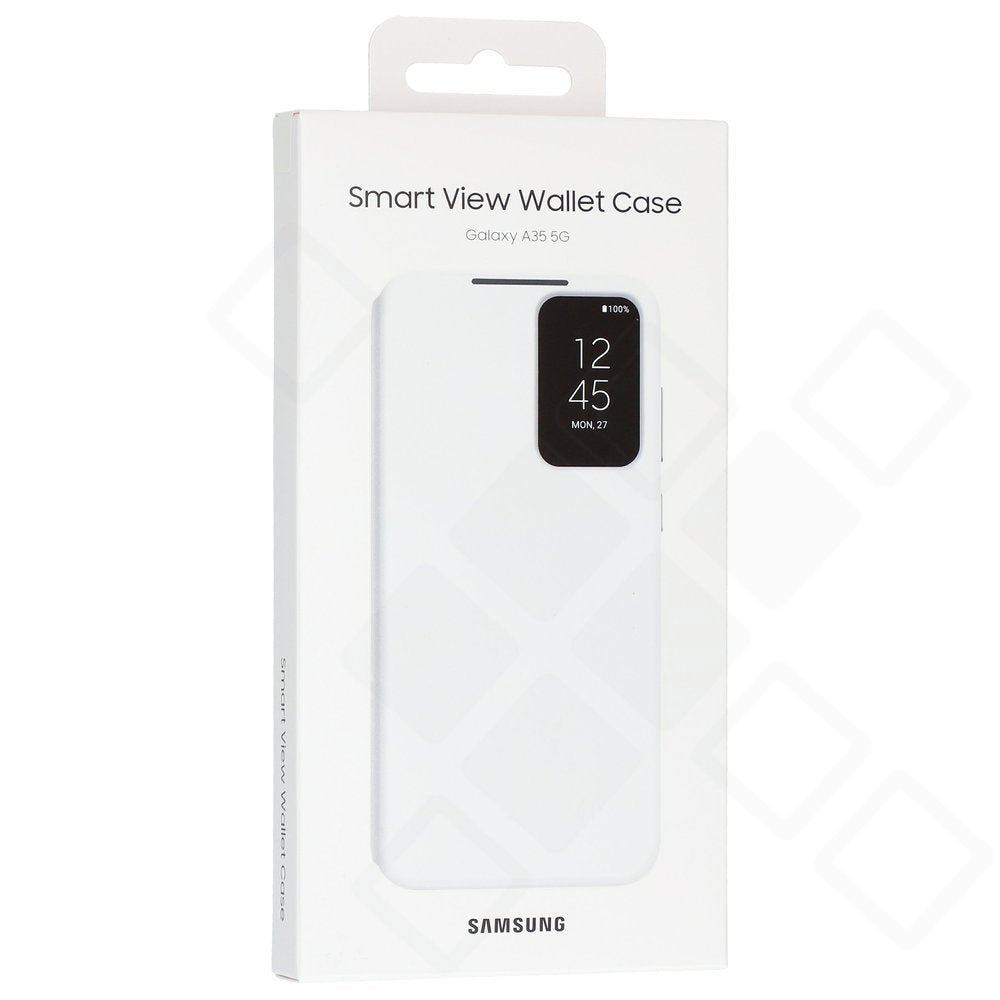 Samsung Galaxy A35 5G Wallet Cover Weiß – Original Smart View Flip Case | Kartenfach