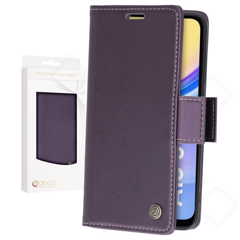 Samsung Galaxy A15 Hülle | anco Bookcase Miami mit Kartenfach & Standfunktion