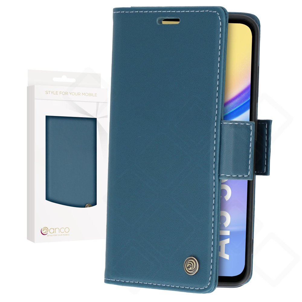 Samsung Galaxy A15 Hülle | anco Bookcase Miami mit Kartenfach & Standfunktion